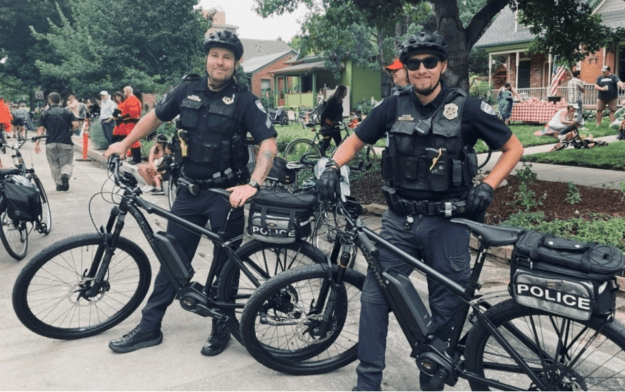 Volcanic Bikes for Patrol officers