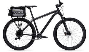 Law Enforcement Ready Approach Patrol Bike (AFB) in Matte Black